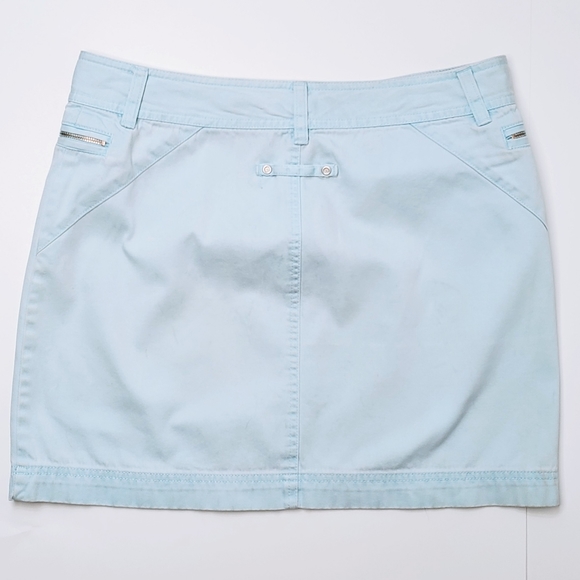 The Limited | Baby Blue 100% Cotton Mini Skirt 8 - Picture 4 of 10